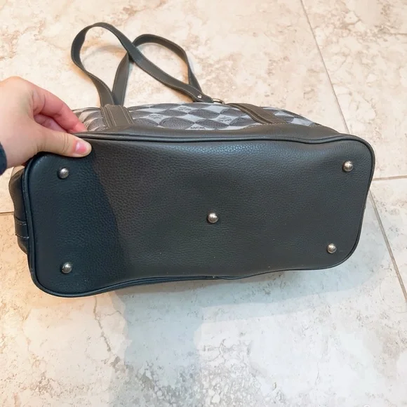 MCM Diamond print Tote
